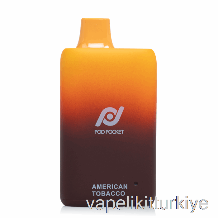 Vape Elektronik Sigara Pod Cep 7500 Tek Kullanımlık Amerikan Tütün
